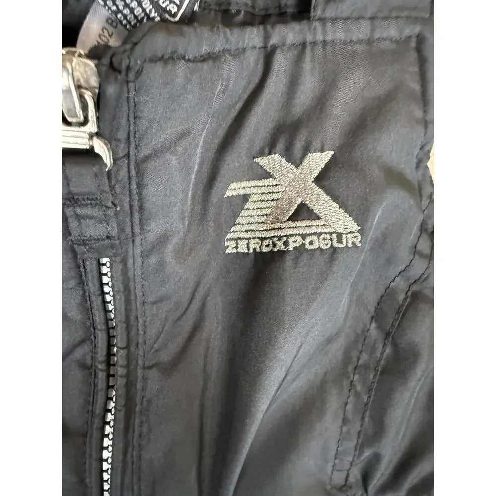 ZeroXposur Snow Bib Pants Kids 7/8 Black Ski Salopettes Adjustable Straps